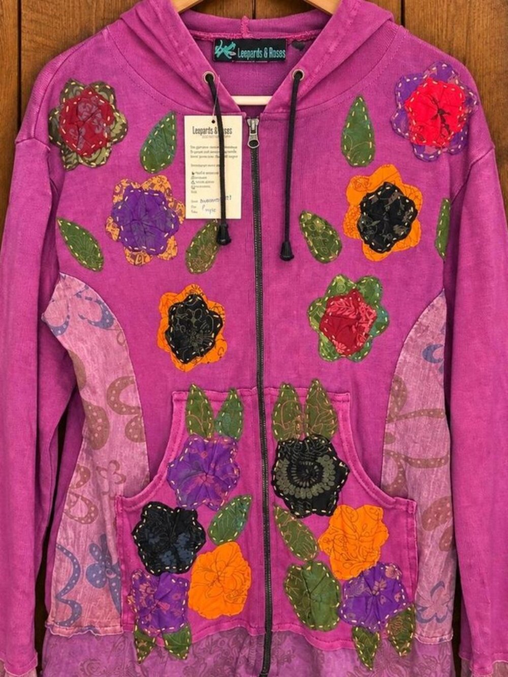 Himalayan Embroidered Jacket Size 5 Boho Ethnic Artisan Coat